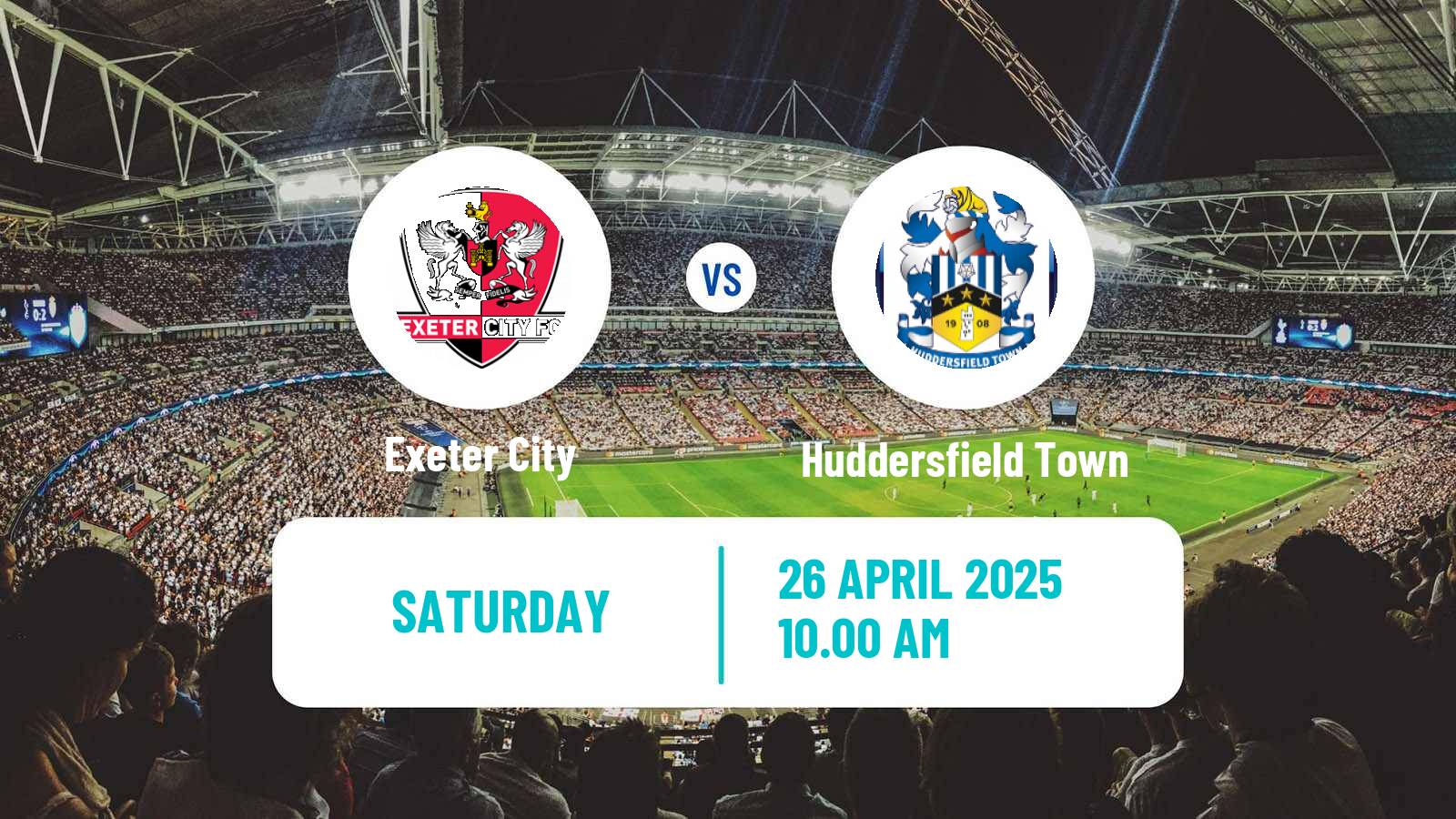 Soccer English League One Exeter City - Huddersfield Town