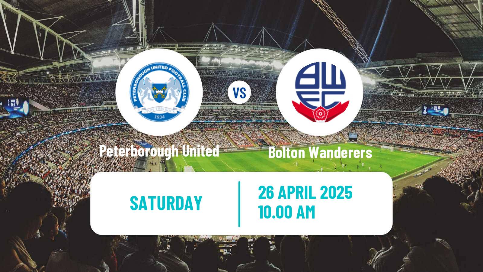 Soccer English League One Peterborough United - Bolton Wanderers