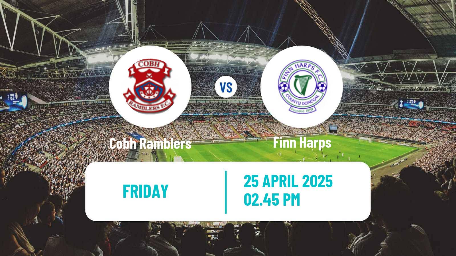 Soccer Irish Division 1 Cobh Ramblers - Finn Harps