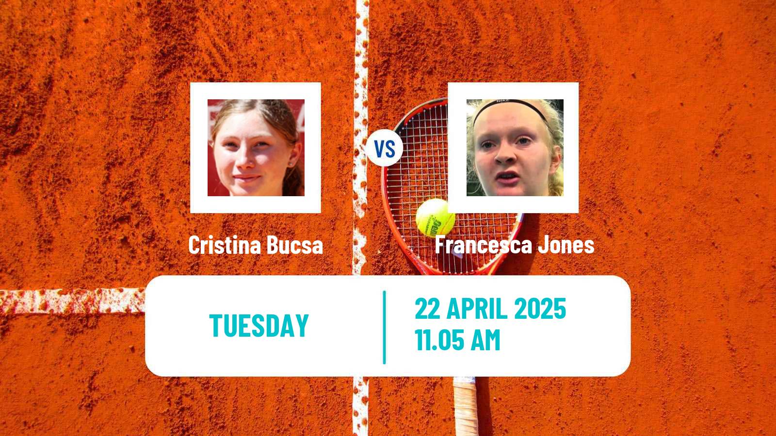Tennis WTA Madrid Cristina Bucsa - Francesca Jones
