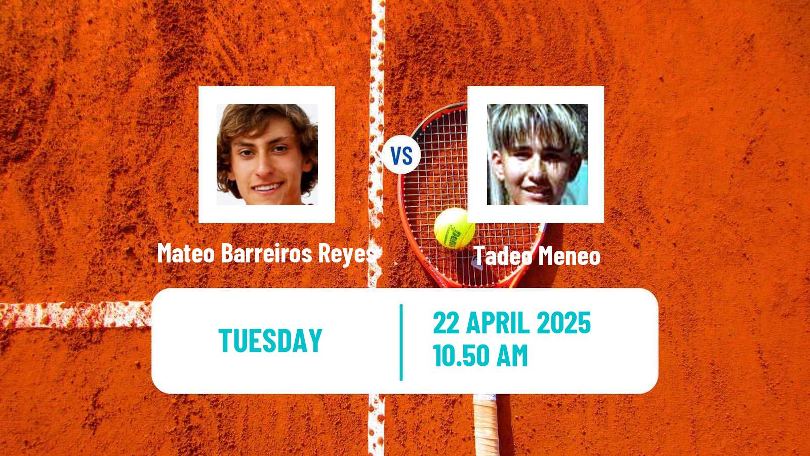 Tennis San Miguel De Tucuman Challenger Men Mateo Barreiros Reyes - Tadeo Meneo