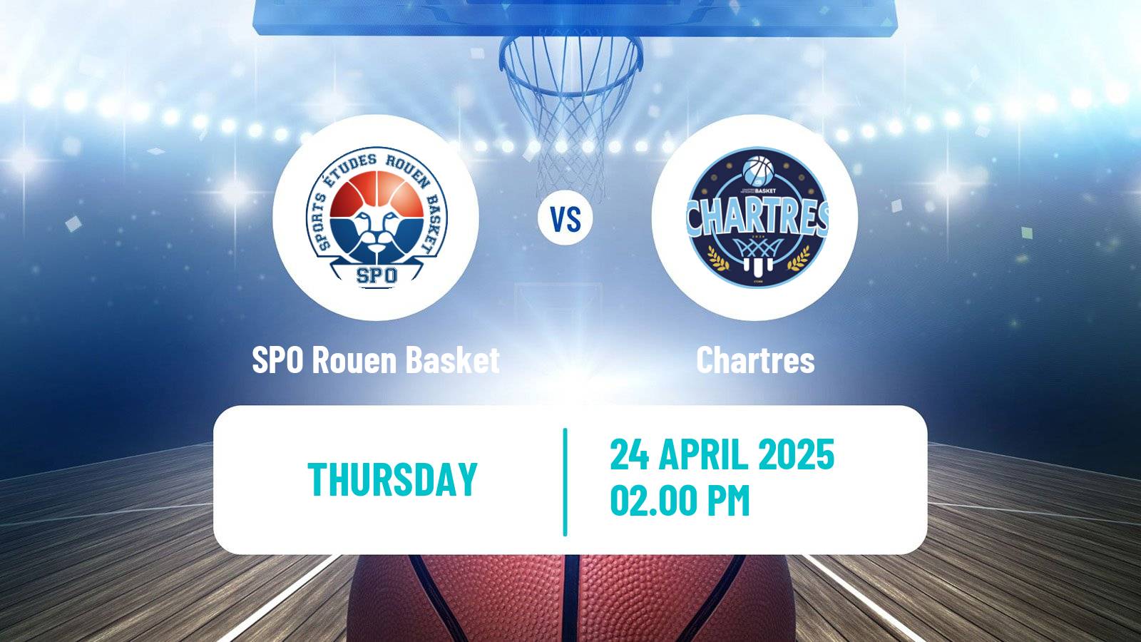 Basketball French LNB Pro B SPO Rouen Basket - Chartres