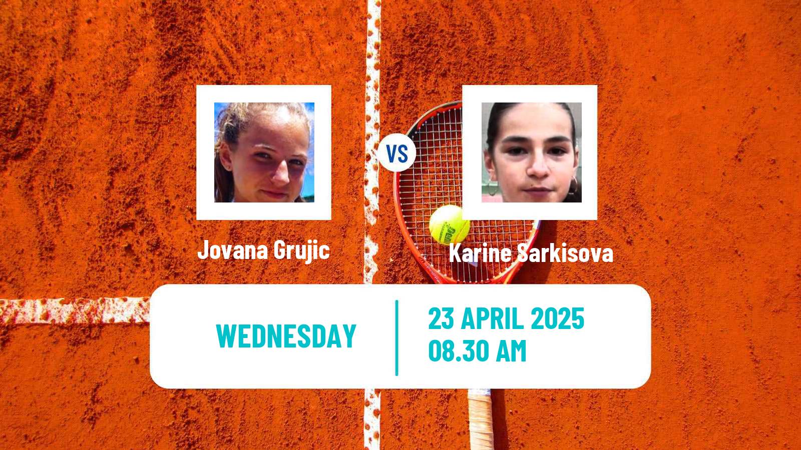 Tennis ITF W15 Kursumlijska Banja Women Jovana Grujic - Karine Sarkisova