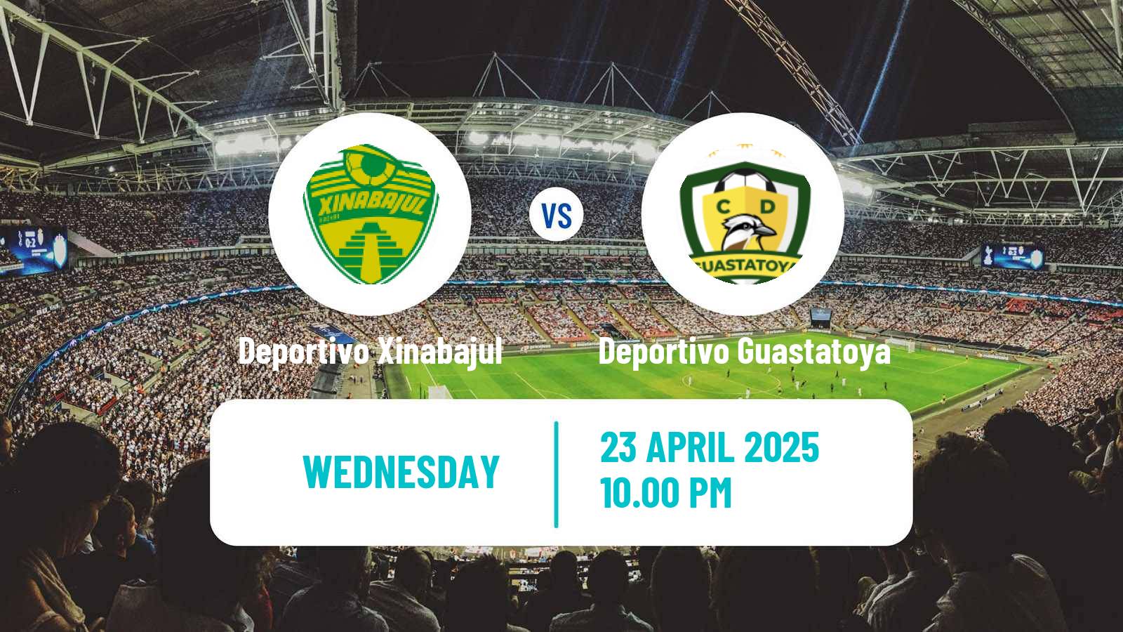 Soccer Guatemala Liga Nacional Deportivo Xinabajul - Deportivo Guastatoya