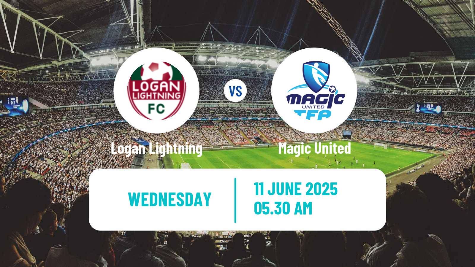 Soccer Australian Queensland Premier League Logan Lightning - Magic United