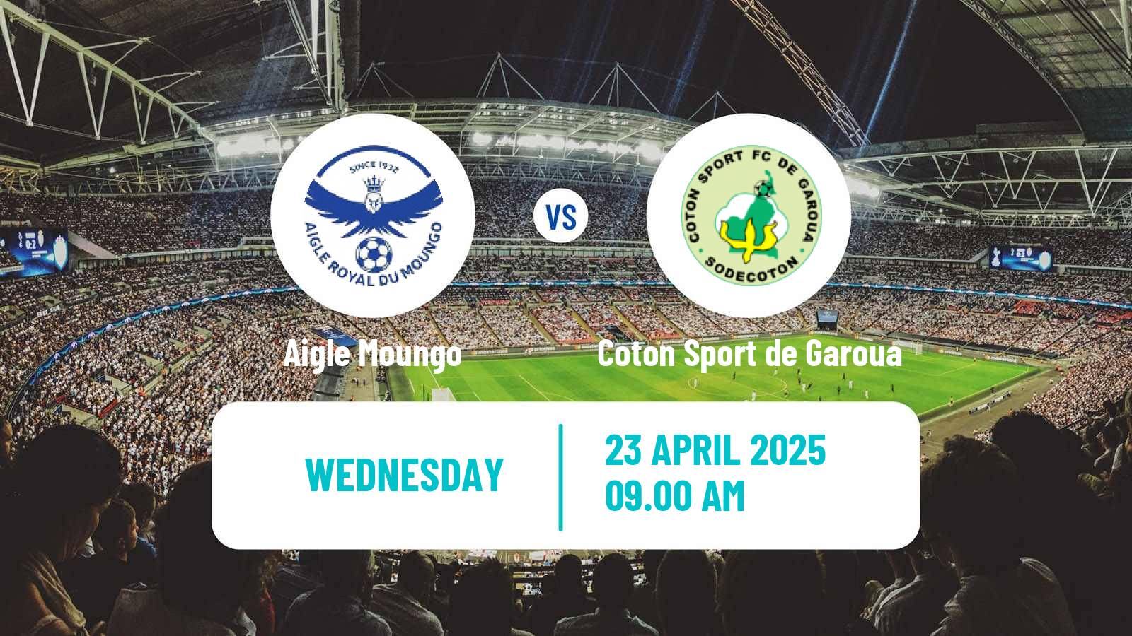 Soccer Cameroon Elite One Aigle Moungo - Coton Sport de Garoua