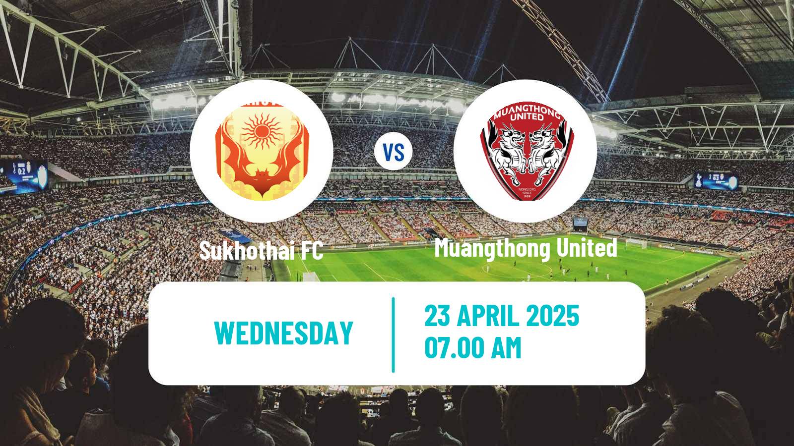 Soccer Thai FA Cup Sukhothai - Muangthong United