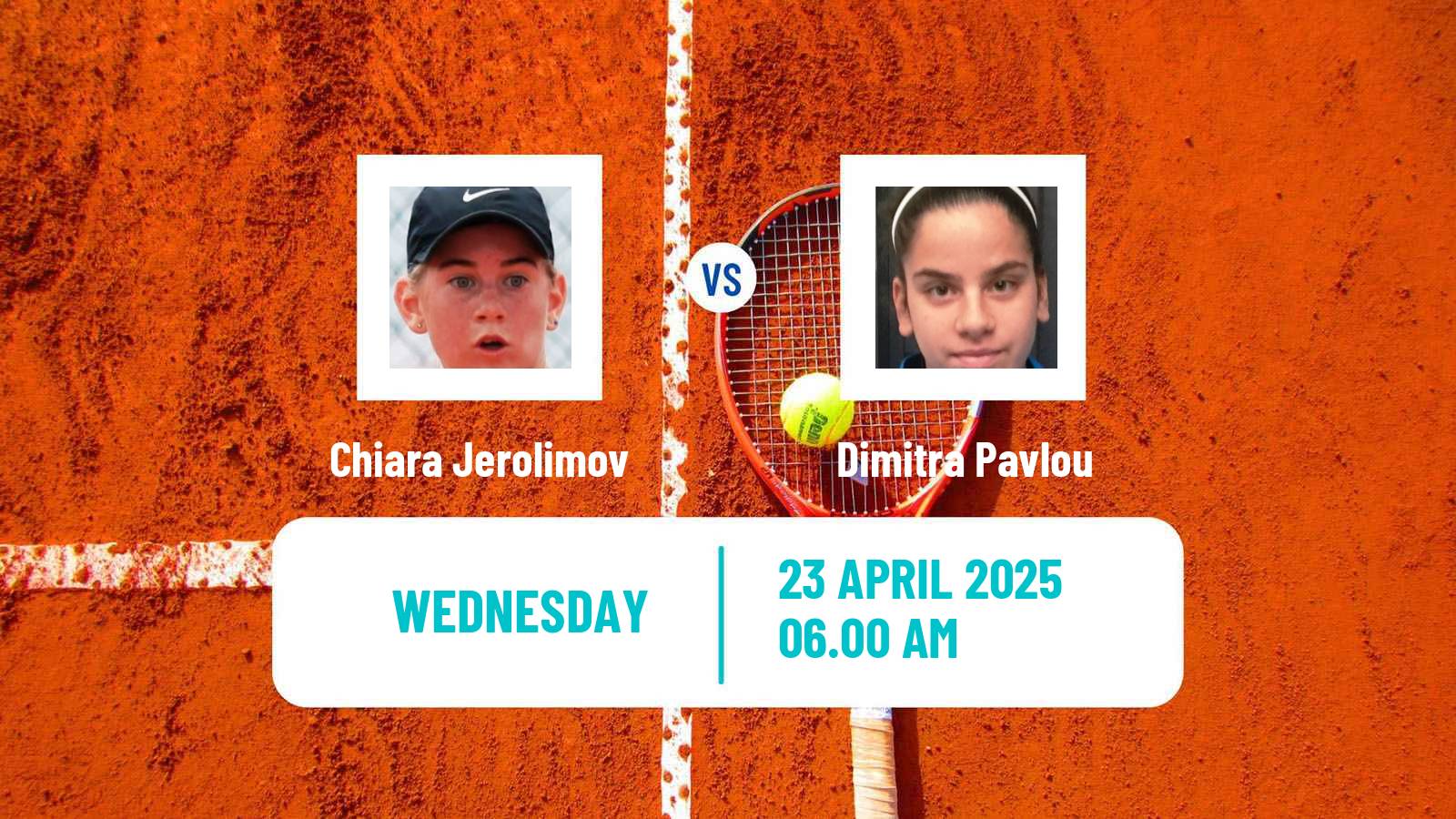 Tennis ITF W15 Kursumlijska Banja Women Chiara Jerolimov - Dimitra Pavlou
