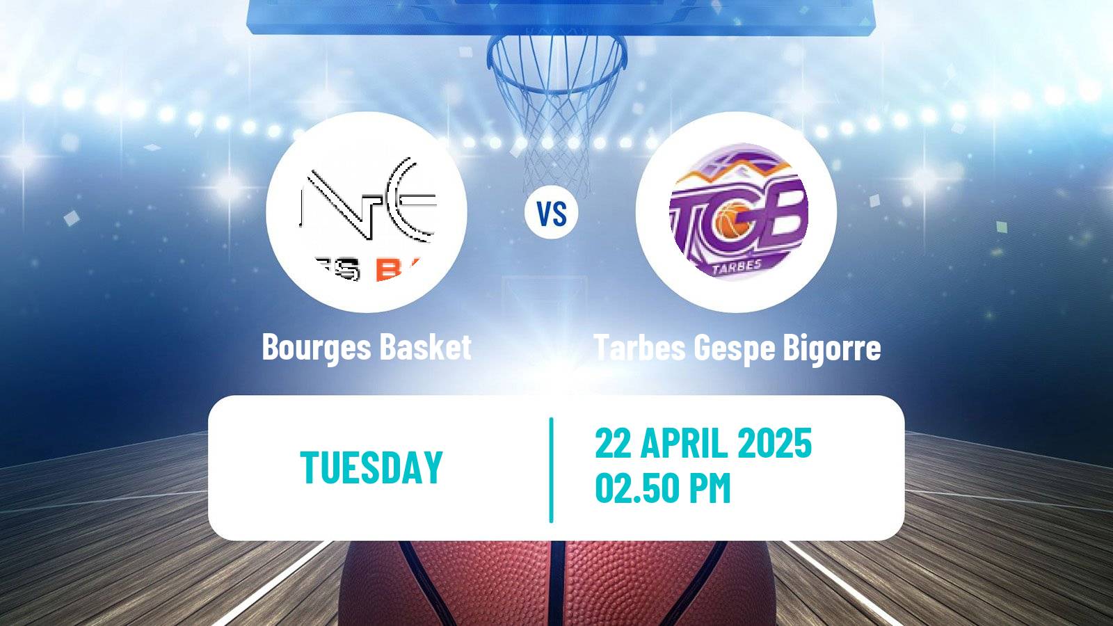 Basketball French LFB Bourges Basket - Tarbes Gespe Bigorre