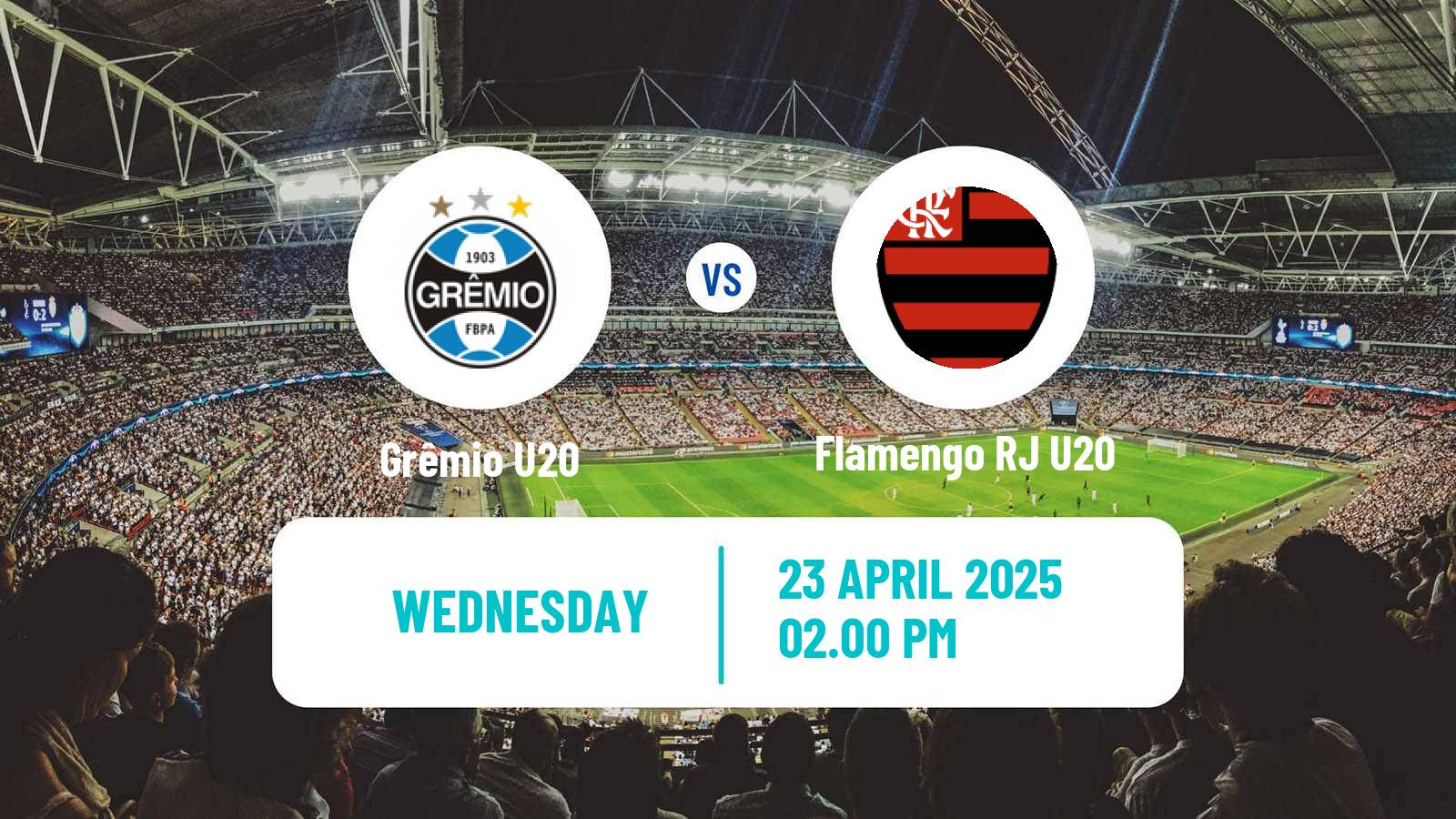 Soccer Brasileiro U20 Grêmio U20 - Flamengo RJ U20