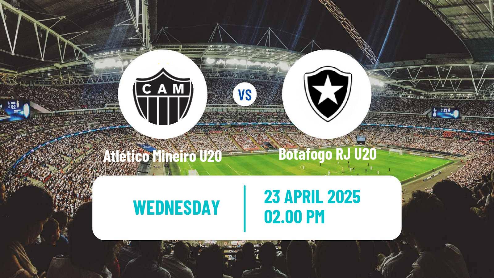 Soccer Brasileiro U20 Atlético Mineiro U20 - Botafogo RJ U20