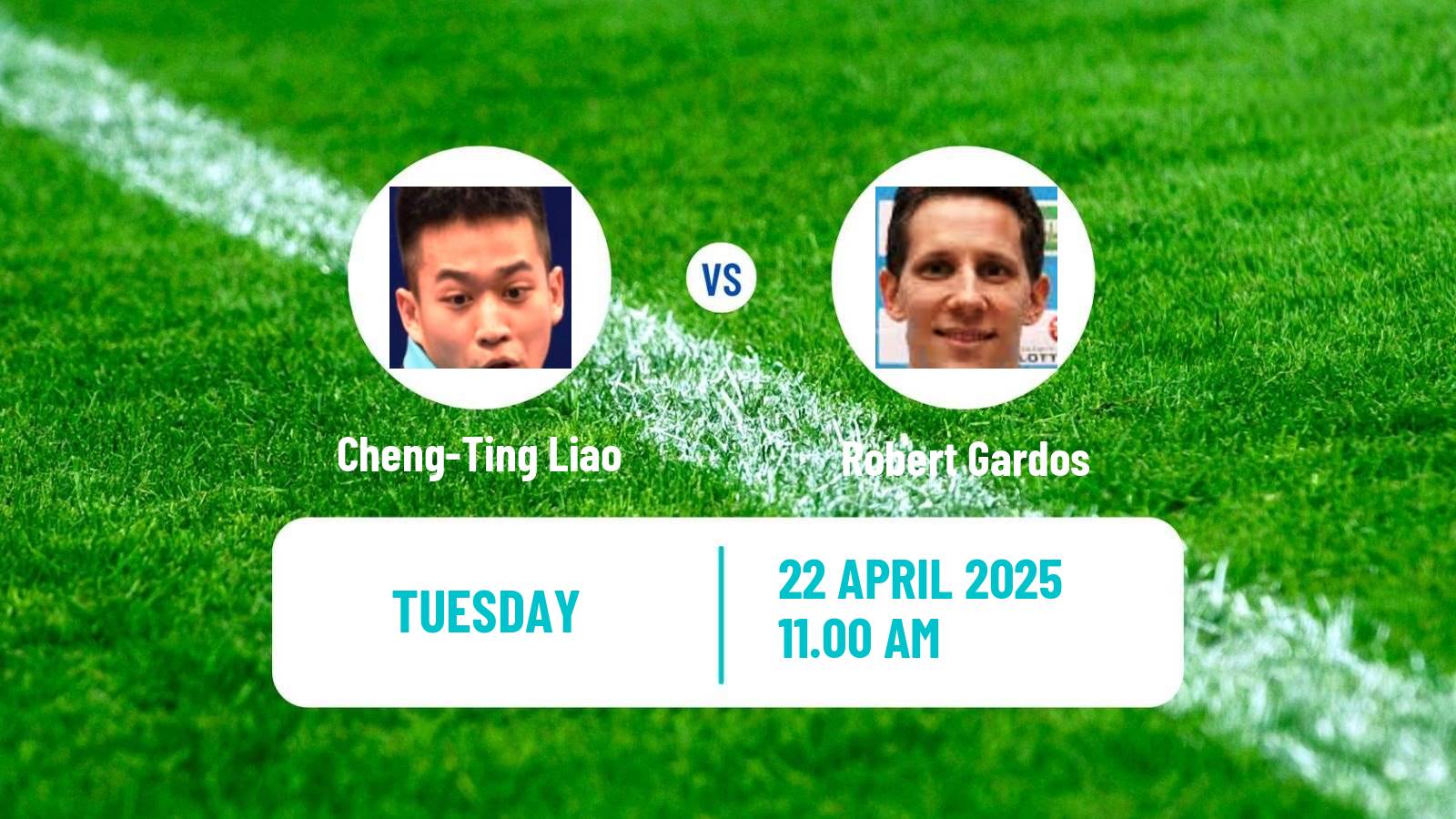 Table tennis Wtt Contender Tunis Men Cheng-Ting Liao - Robert Gardos