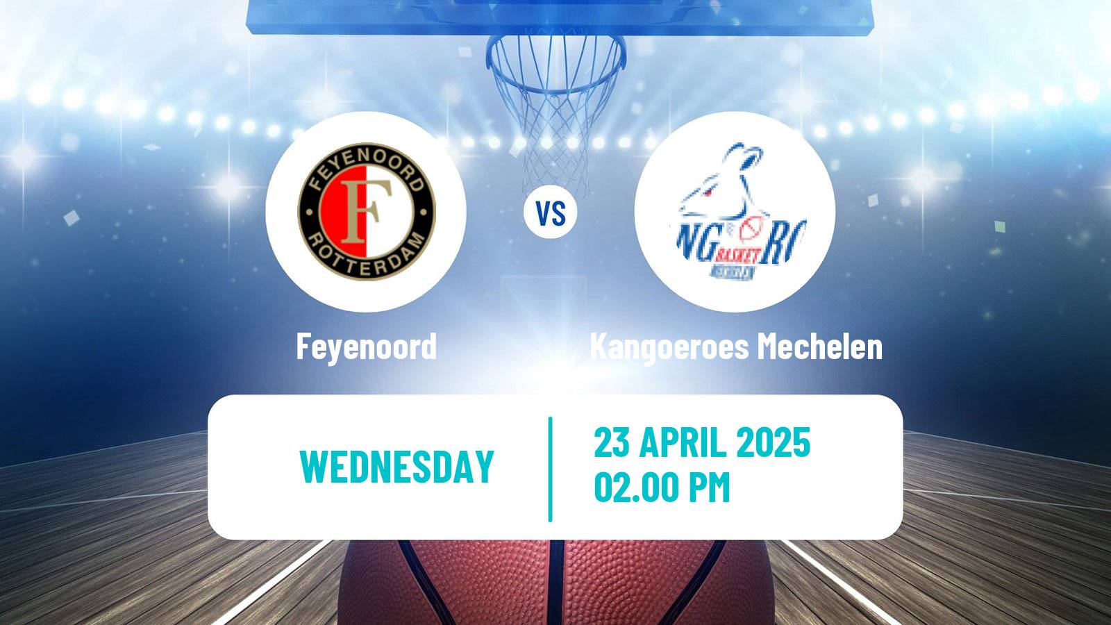 Basketball BNXT League Feyenoord - Kangoeroes Mechelen