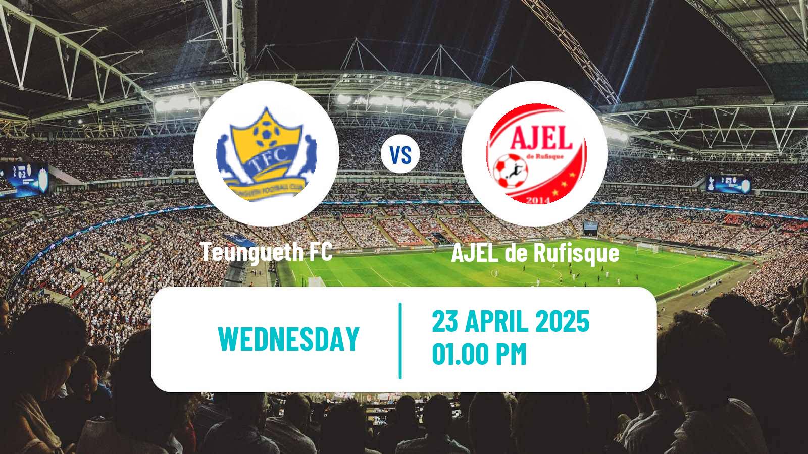 Soccer Senegal Ligue 1 Teungueth - AJEL de Rufisque