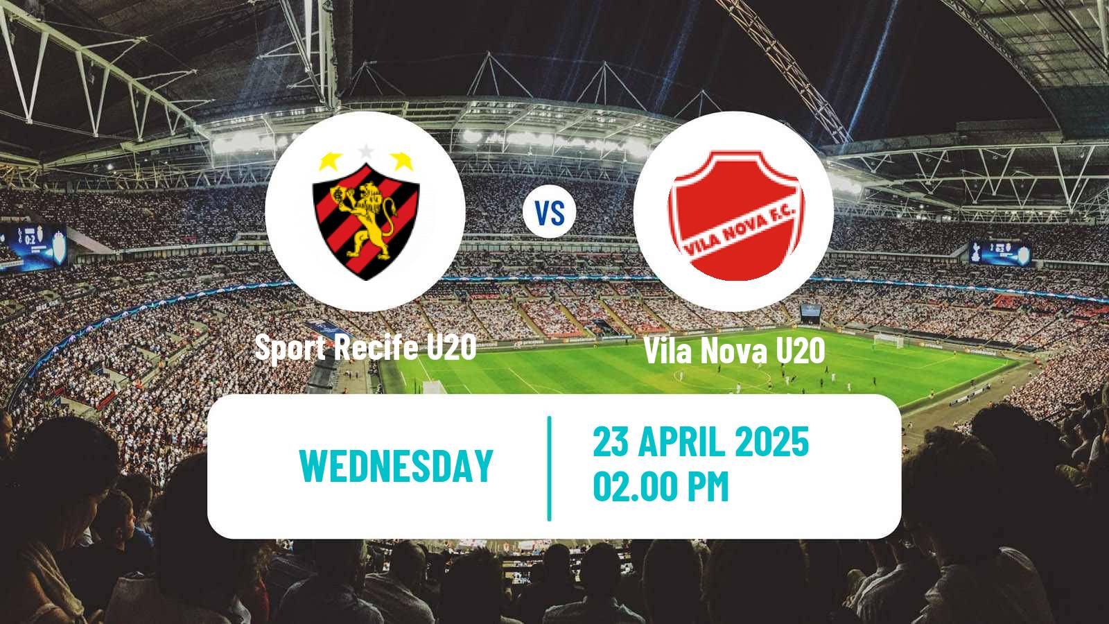 Soccer Brasileiro U20 B Sport Recife U20 - Vila Nova U20