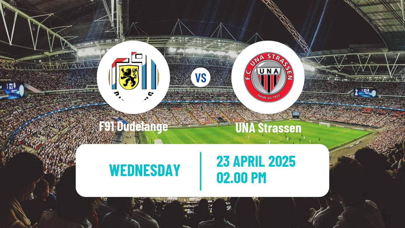 Soccer Luxembourg Cup F91 Dudelange - UNA Strassen
