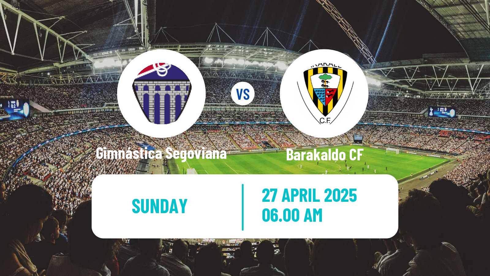 Soccer Spanish Primera RFEF Group 1 Gimnástica Segoviana - Barakaldo