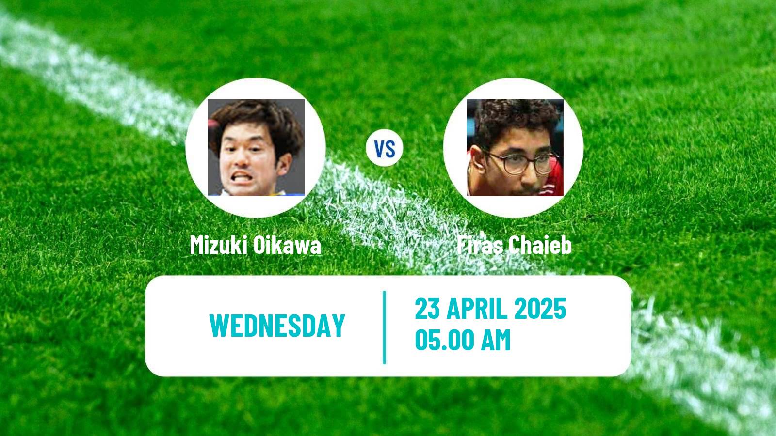 Table tennis Wtt Contender Tunis Men Mizuki Oikawa - Firas Chaieb