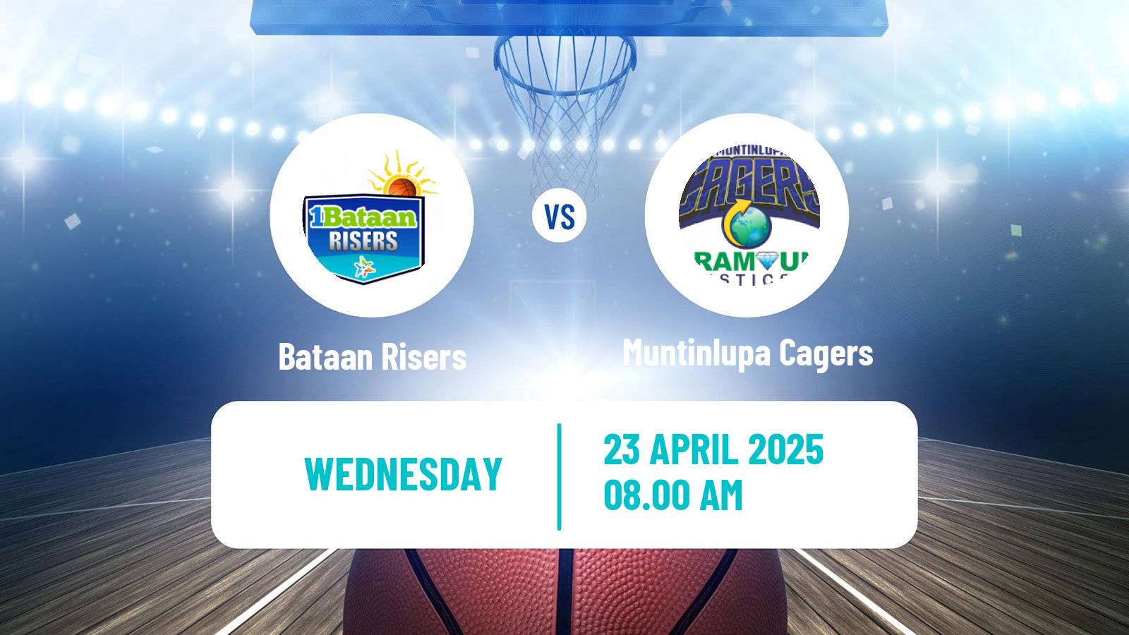 Basketball Philippines MBPL  Bataan Risers - Muntinlupa Cagers