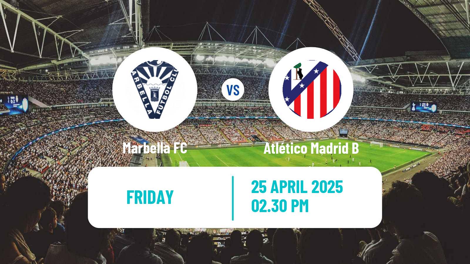 Soccer Spanish Primera RFEF Group 2 Marbella - Atlético Madrid B