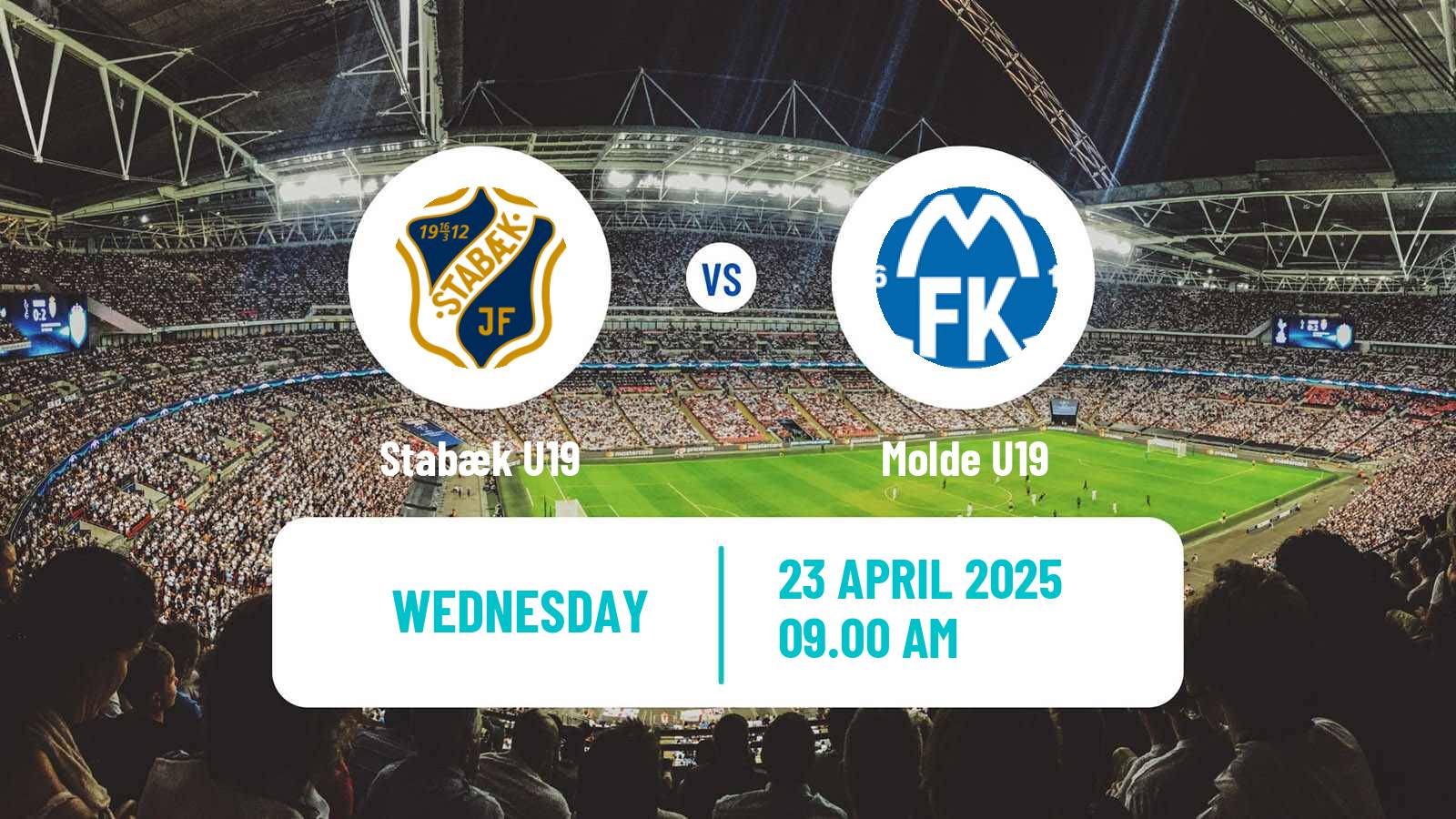 Soccer Norwegian Nasjonal U19 CL Stabæk U19 - Molde U19