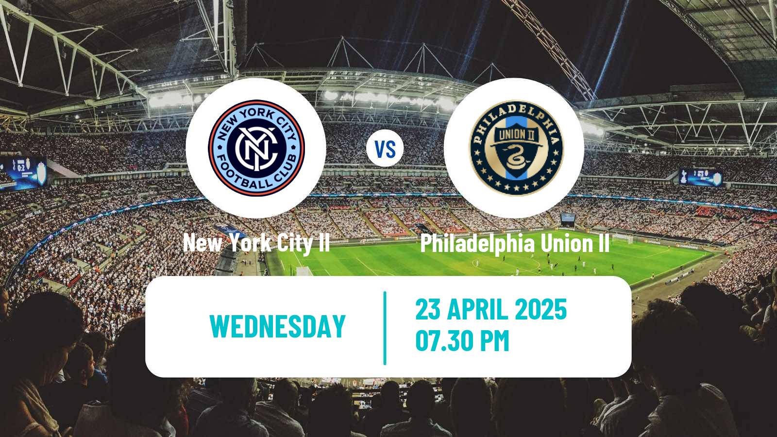 Soccer MLS Next Pro New York City II - Philadelphia Union II