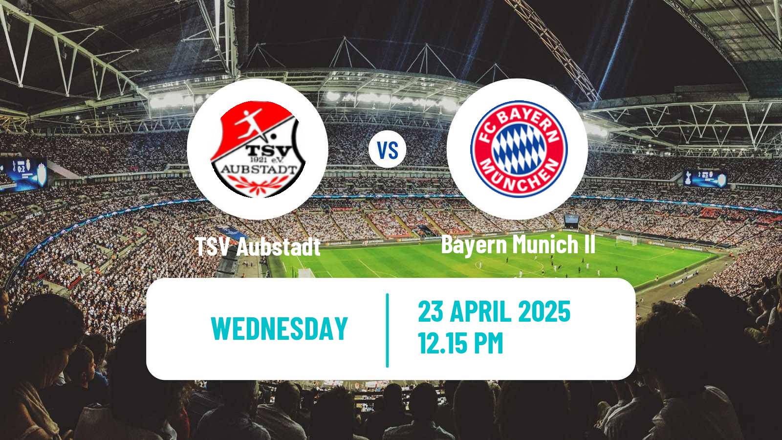 Soccer German Regionalliga Bayern Aubstadt - Bayern Munich II