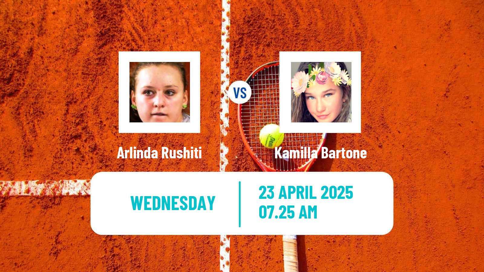 Tennis ITF W35 Sharm Elsheikh 2 Women Arlinda Rushiti - Kamilla Bartone