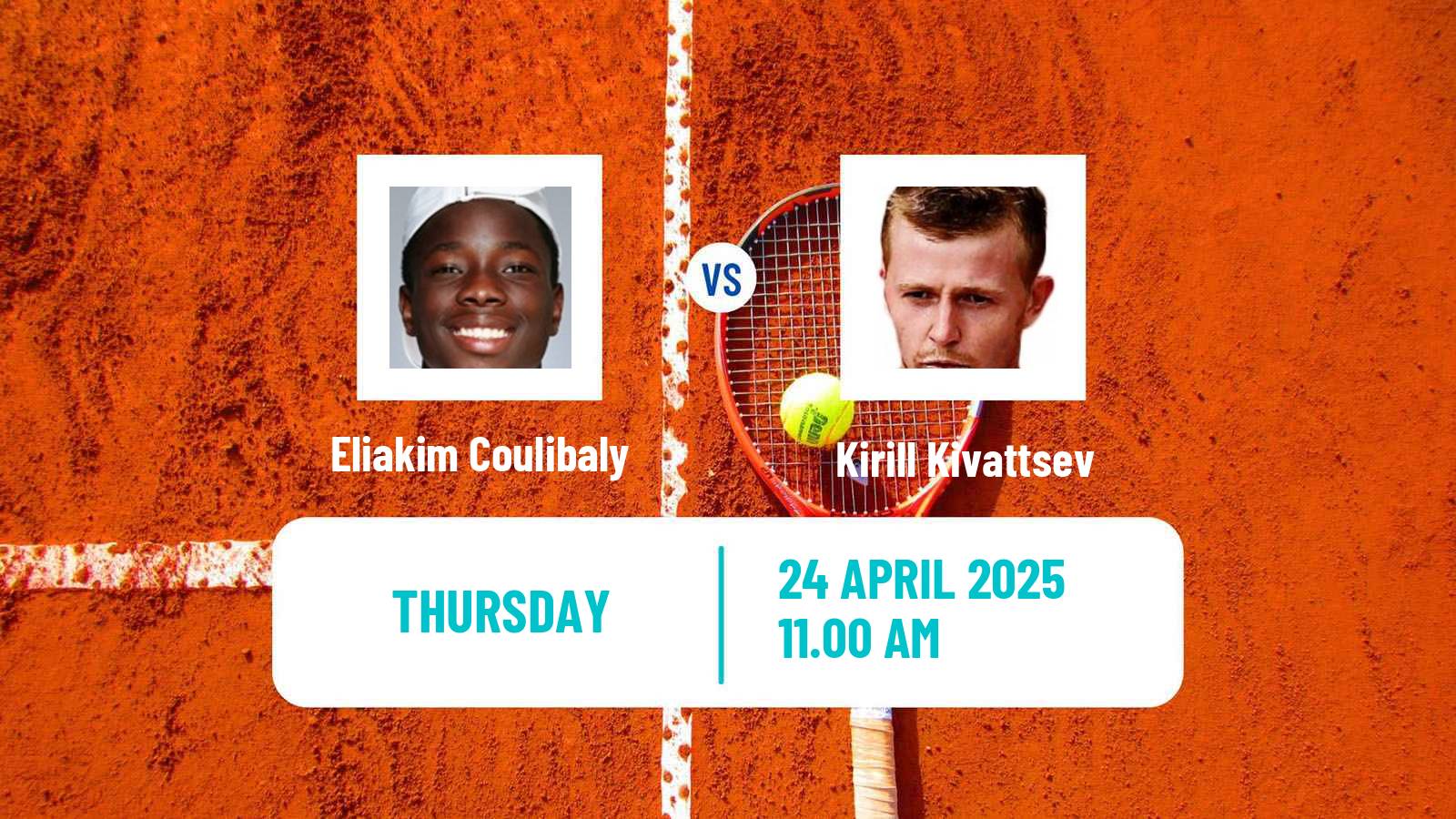 Tennis Abidjan 2 Challenger Men Eliakim Coulibaly - Kirill Kivattsev