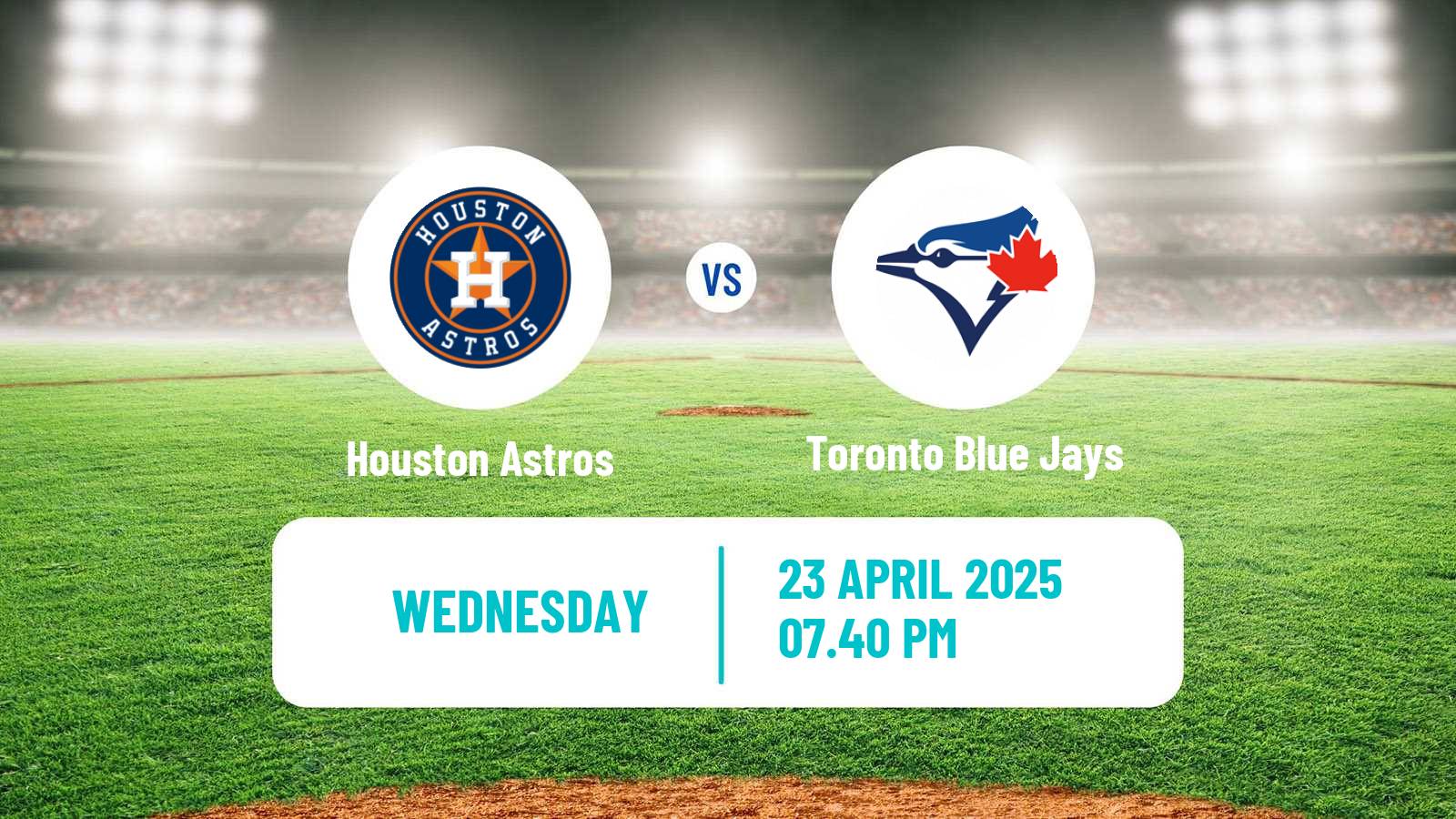Baseball MLB Houston Astros - Toronto Blue Jays
