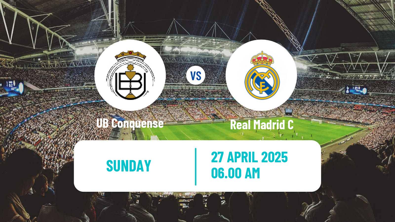 Football Spanish Segunda RFEF - Group 5 Conquense - Real Madrid C