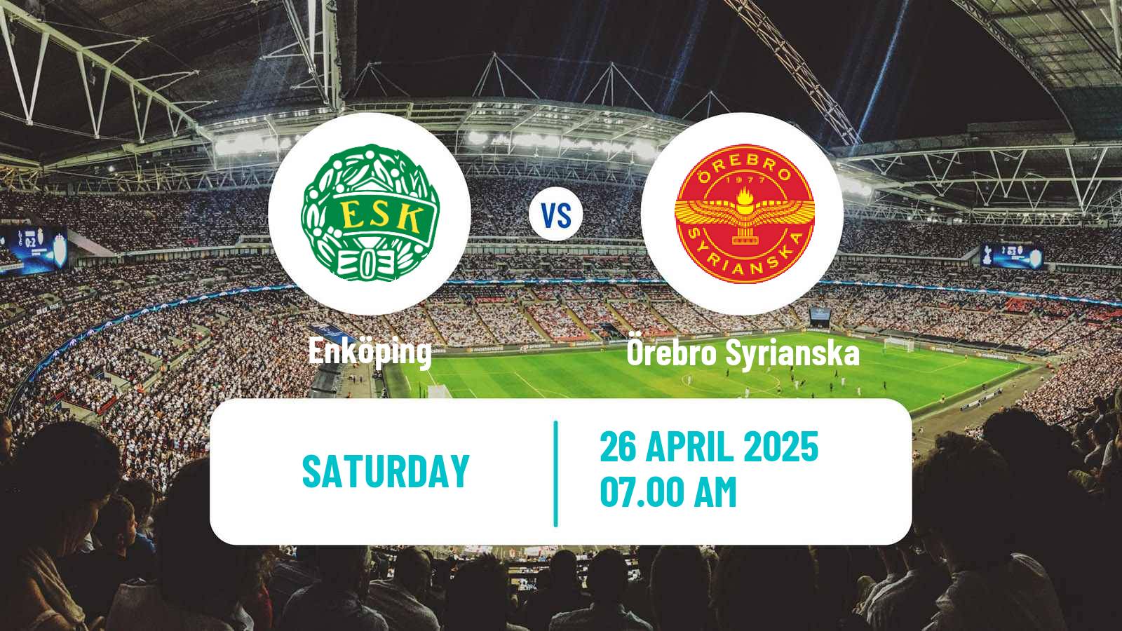 Soccer Swedish Division 1 Norra Enköping - Örebro Syrianska