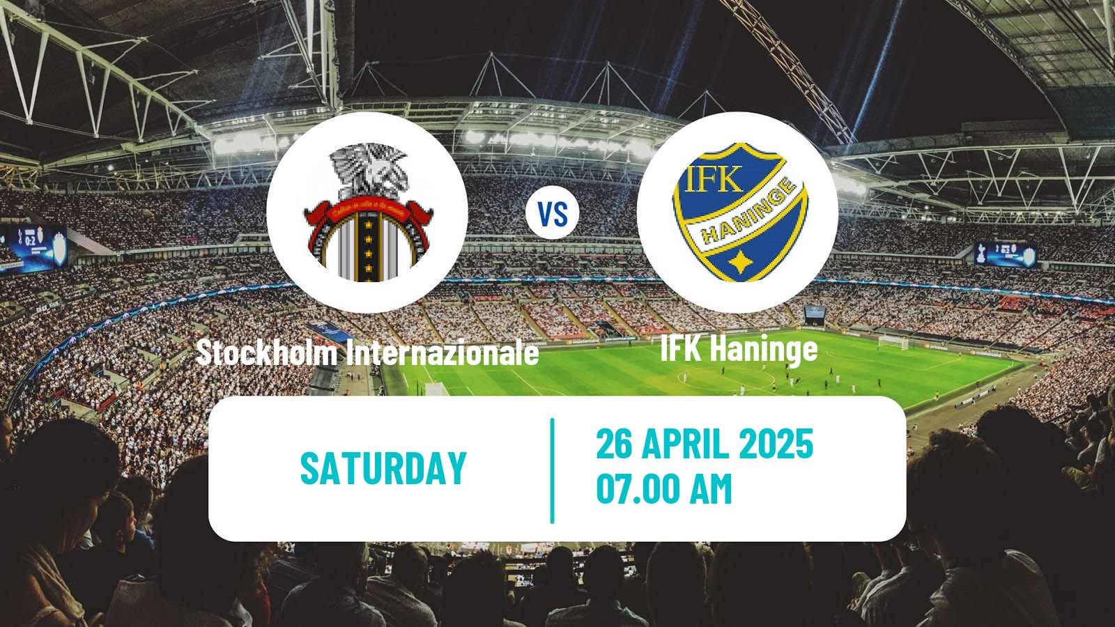 Soccer Swedish Division 1 Norra Stockholm Internazionale - Haninge