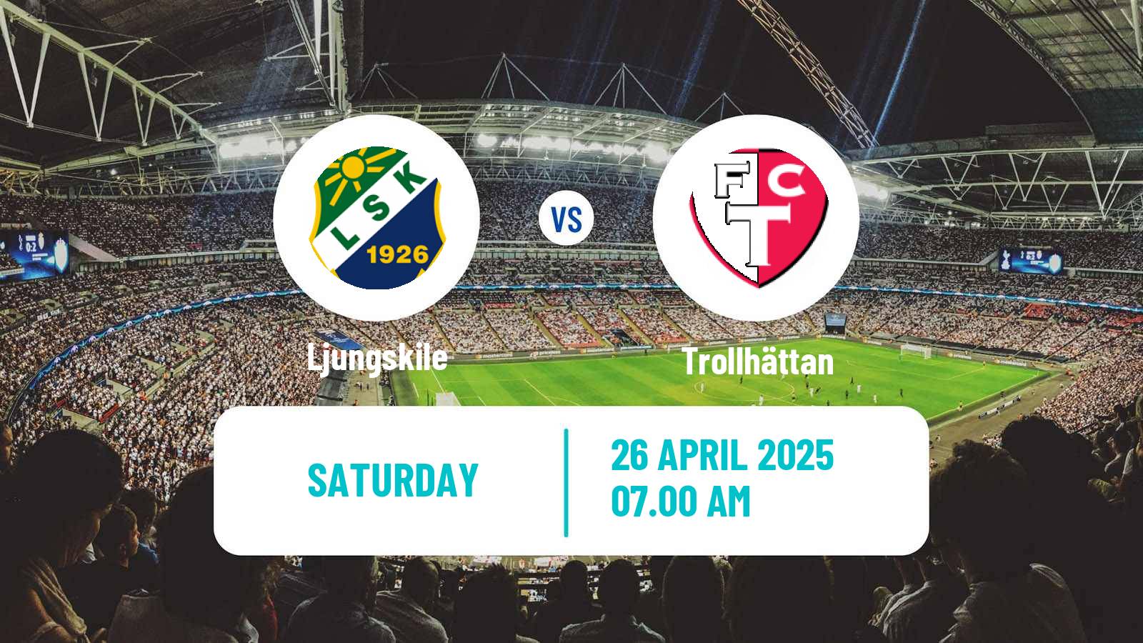 Soccer Swedish Division 1 Södra Ljungskile - Trollhättan