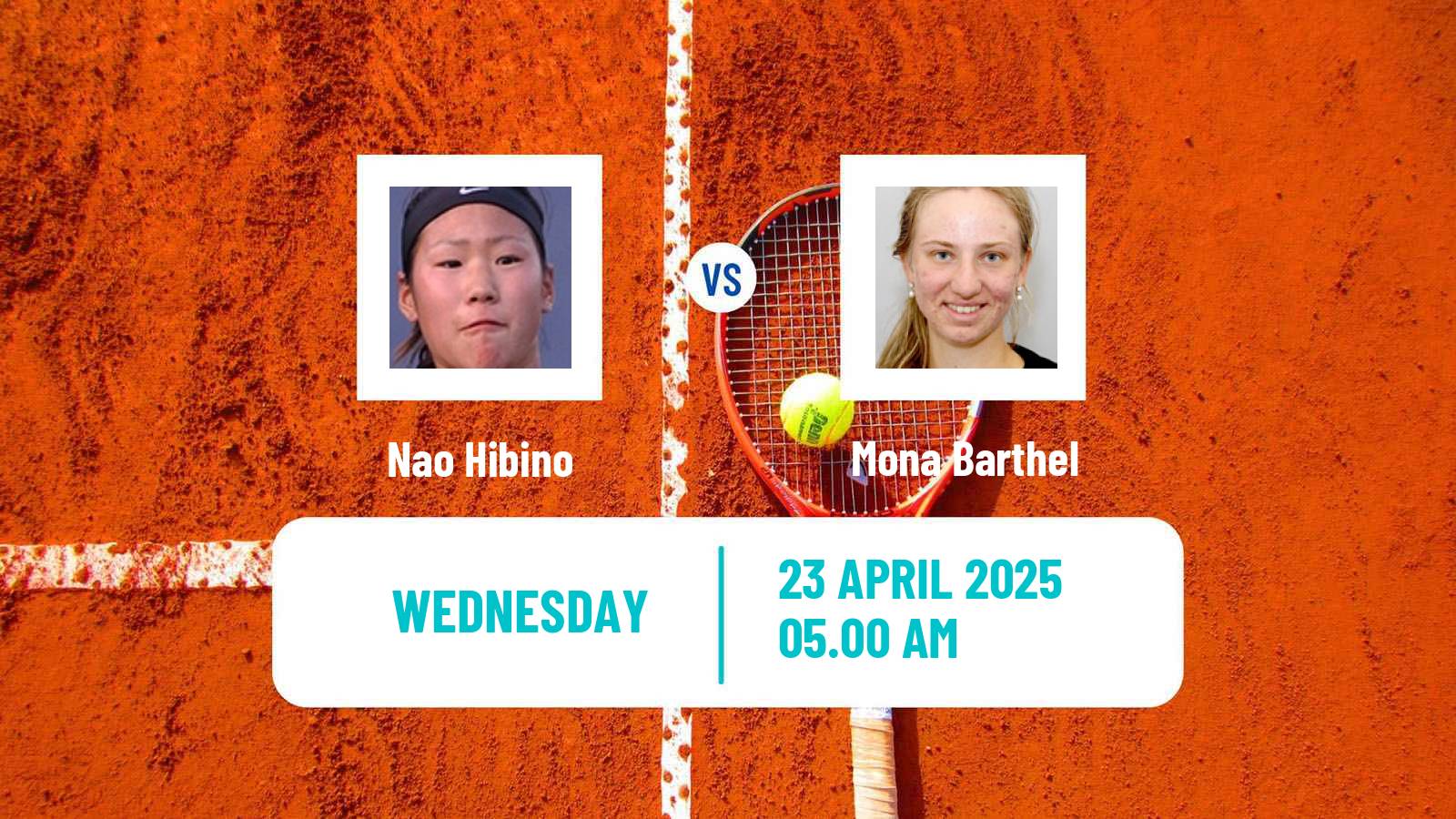 Tennis ITF W100 Oeiras Women 2025 Nao Hibino - Mona Barthel