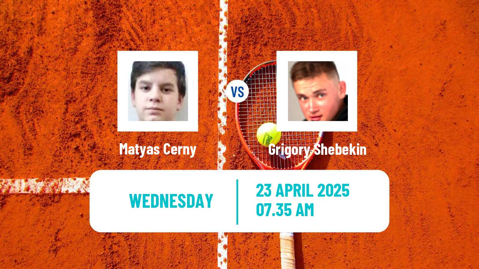 Tennis ITF M15 Shymkent Men Matyas Cerny - Grigory Shebekin
