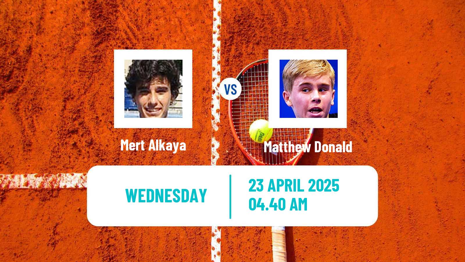 Tennis ITF M15 Monastir 16 Men 2025 Mert Alkaya - Matthew Donald