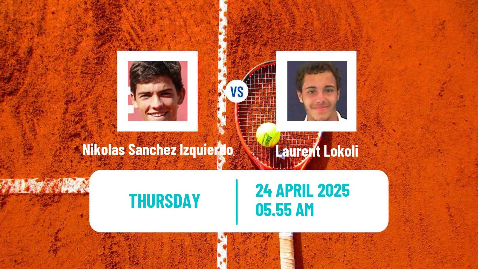 Tennis ITF M25 Santa Margherita Di Pula 4 Men Nikolas Sanchez Izquierdo - Laurent Lokoli