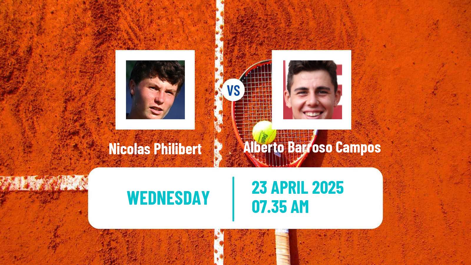 Tennis ITF M15 Monastir 16 Men Nicolas Philibert - Alberto Barroso Campos