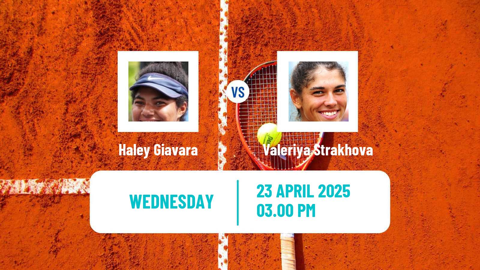 Tennis ITF W100 Charlottesville Va Women Haley Giavara - Valeriya Strakhova