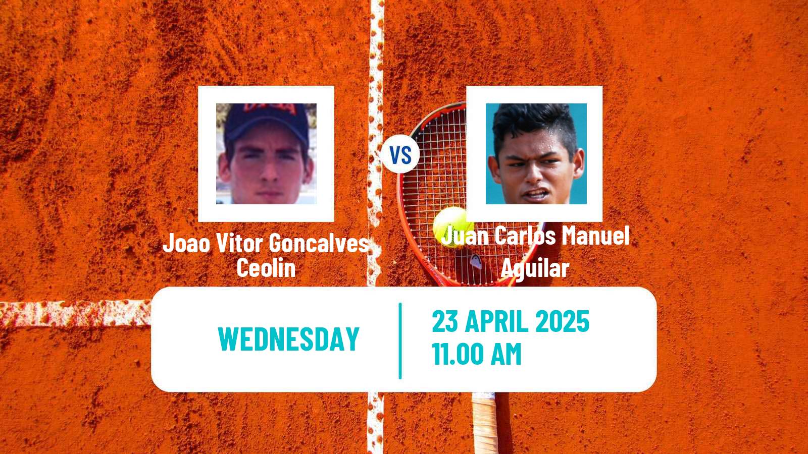 Tennis ITF M15 Vero Beach Fl Men Joao Vitor Goncalves Ceolin - Juan Carlos Manuel Aguilar