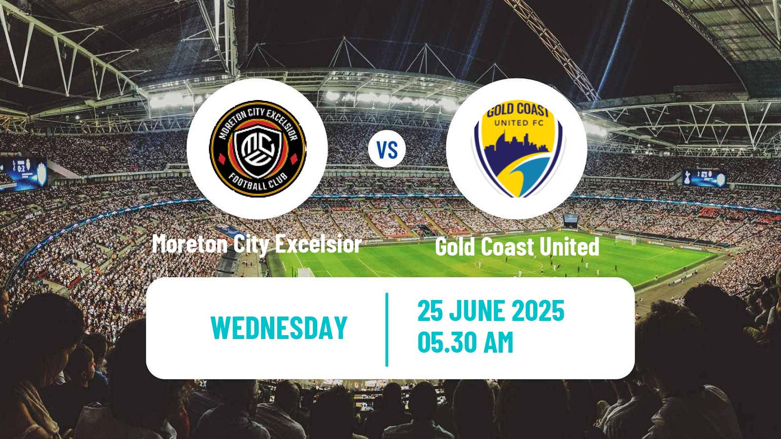 Soccer Australian NPL Queensland Moreton City Excelsior - Gold Coast United