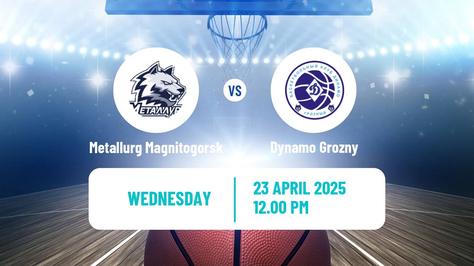 Basketball Russian Super League Basketball Metallurg Magnitogorsk - Dynamo Grozny