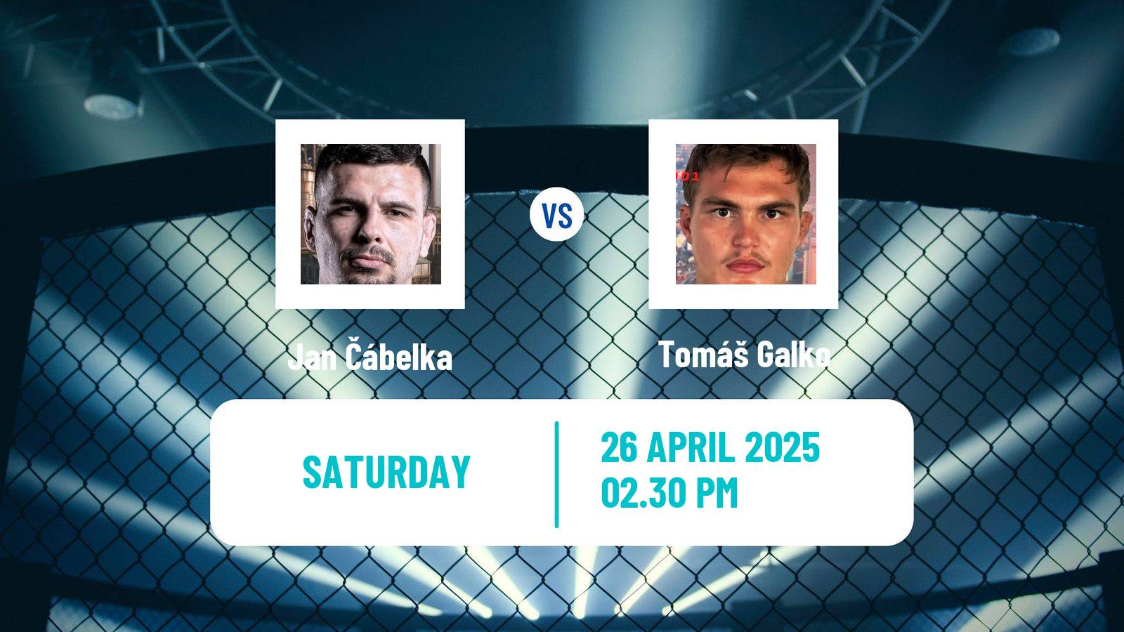 MMA Lightweight Rfa Men Jan Čábelka - Tomáš Galko