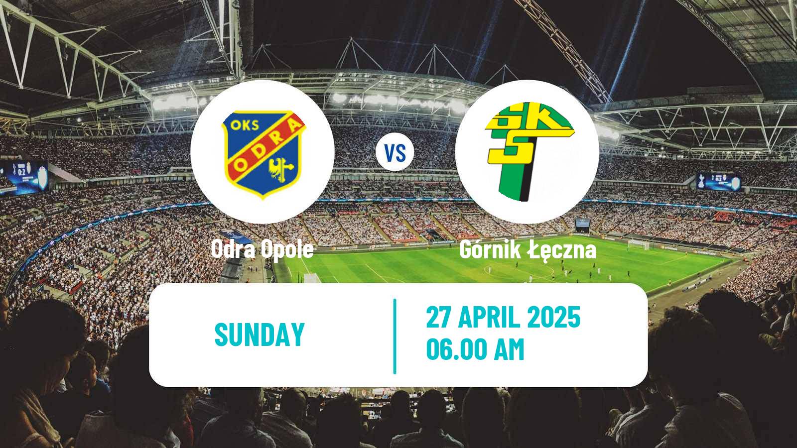 Soccer Polish Division 1 Odra Opole - Górnik Łęczna