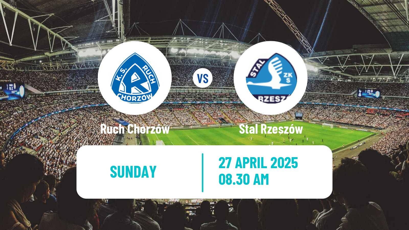 Soccer Polish Division 1 Ruch Chorzów - Stal Rzeszów