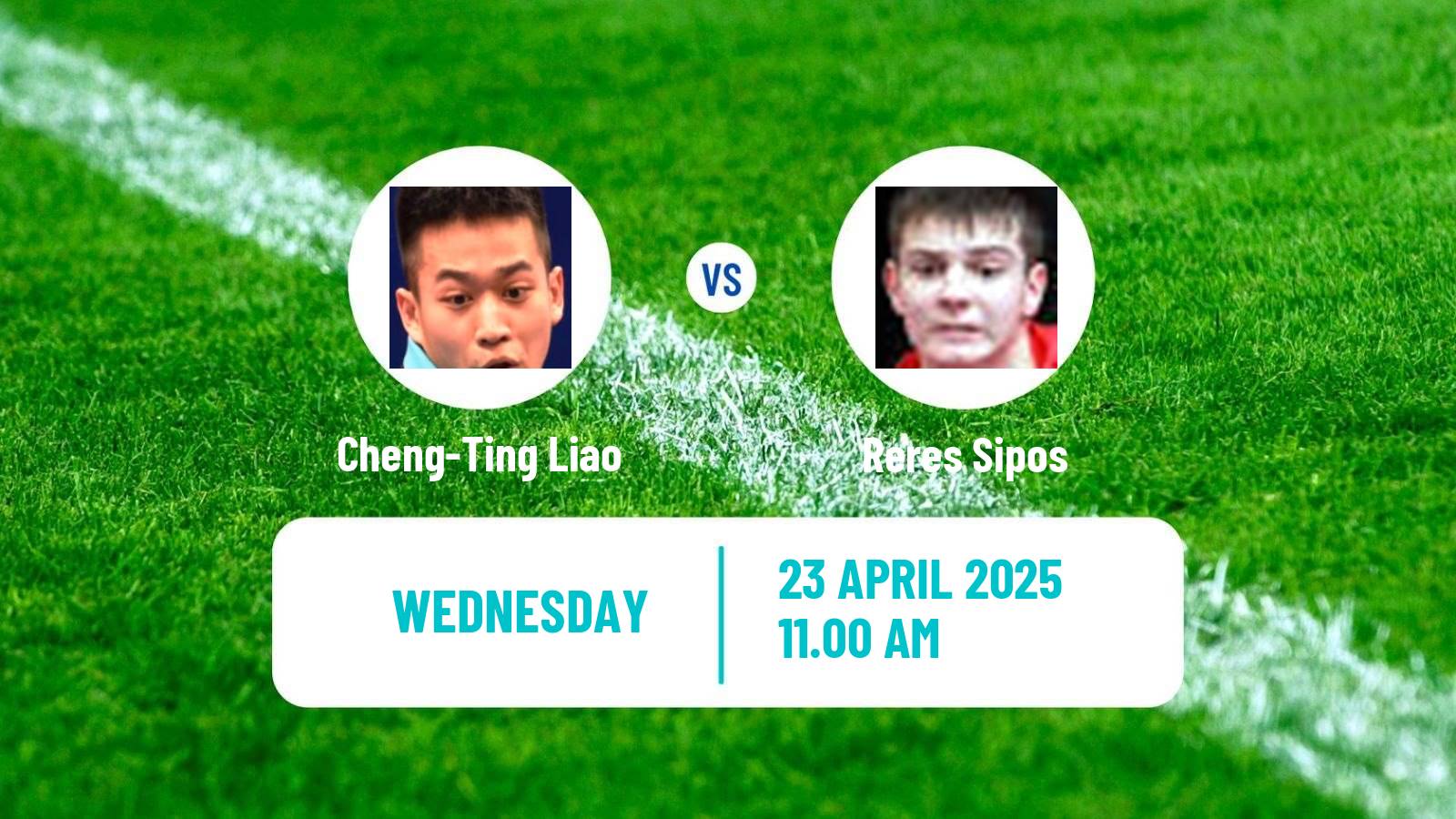 Table tennis Wtt Contender Tunis Men Cheng-Ting Liao - Reres Sipos