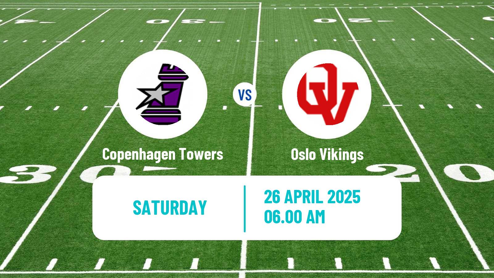 American football Swedish Superserien American Football Copenhagen Towers - Oslo Vikings