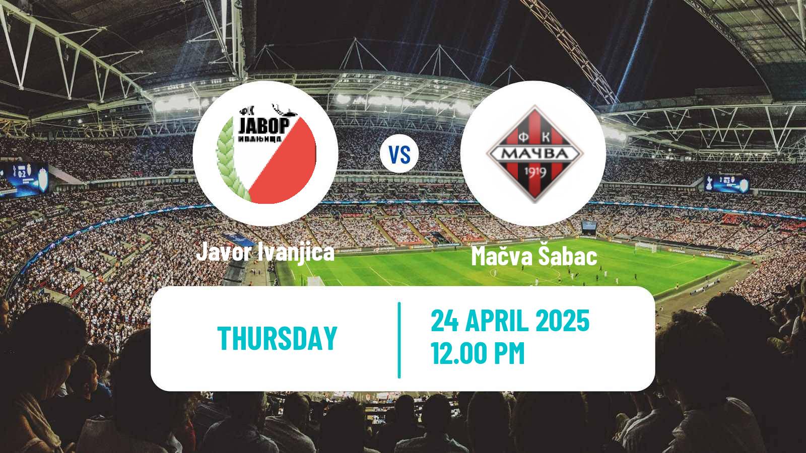 Soccer Serbian Prva Liga Javor Ivanjica - Mačva Šabac