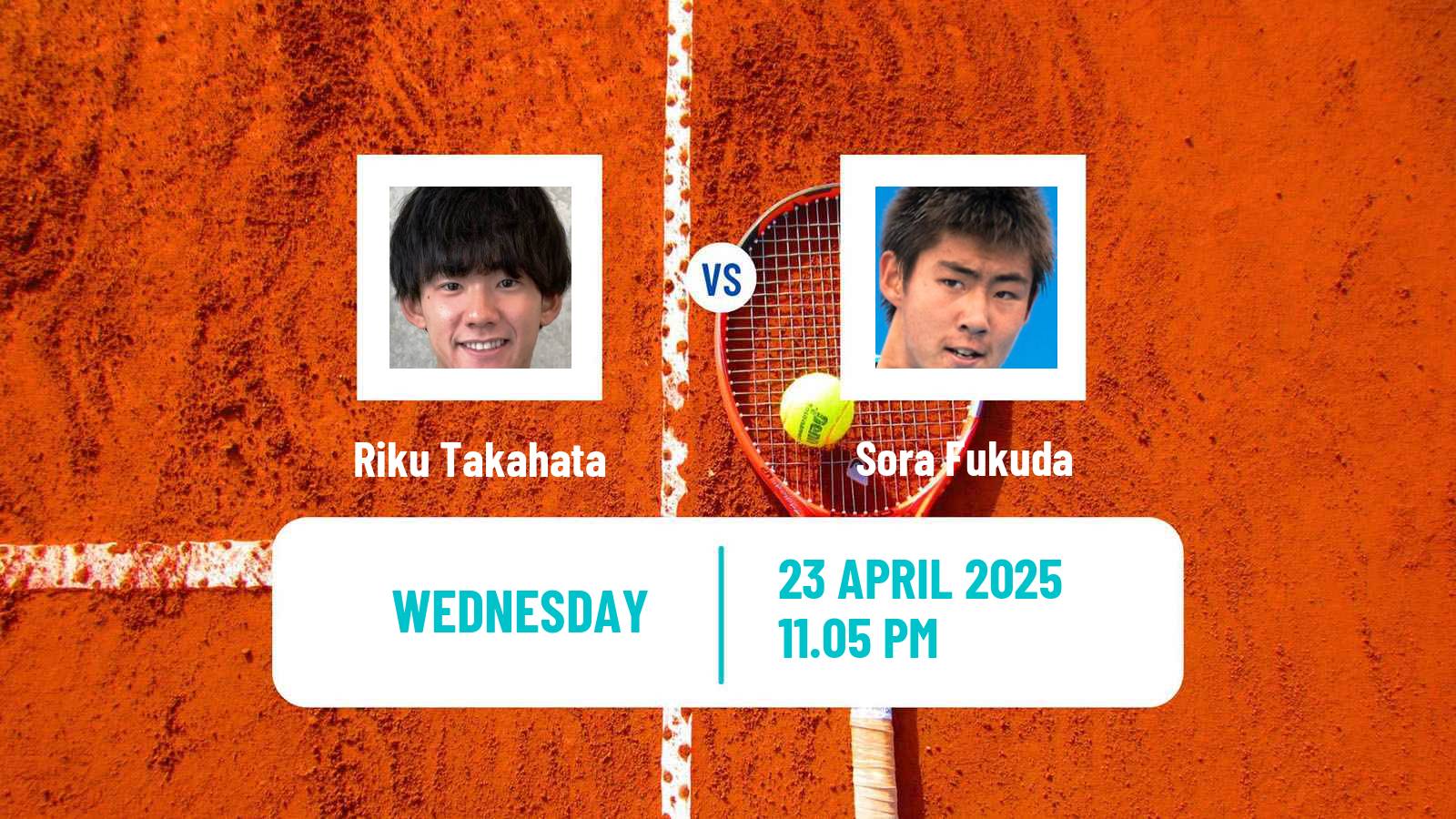 Tennis ITF M15 Osaka 2 Men Riku Takahata - Sora Fukuda